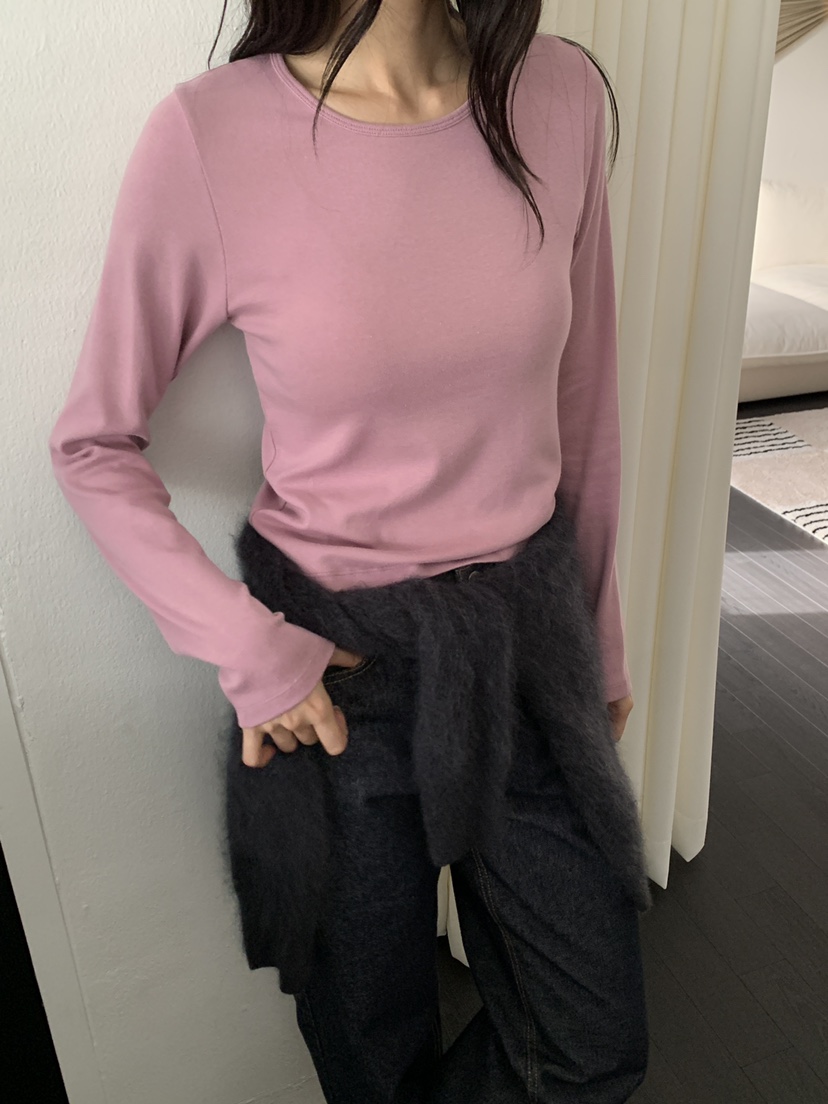 LE RIVE韓國直郵女士新款休閑真品人氣推薦時尚職業長袖T恤LE RIVE長袖T恤