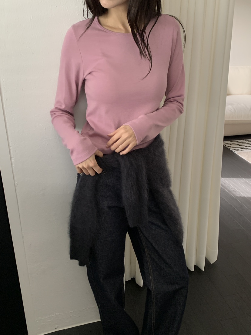 LE RIVE韓國直郵女士新款休閑真品人氣推薦時尚職業長袖T恤LE RIVE長袖T恤