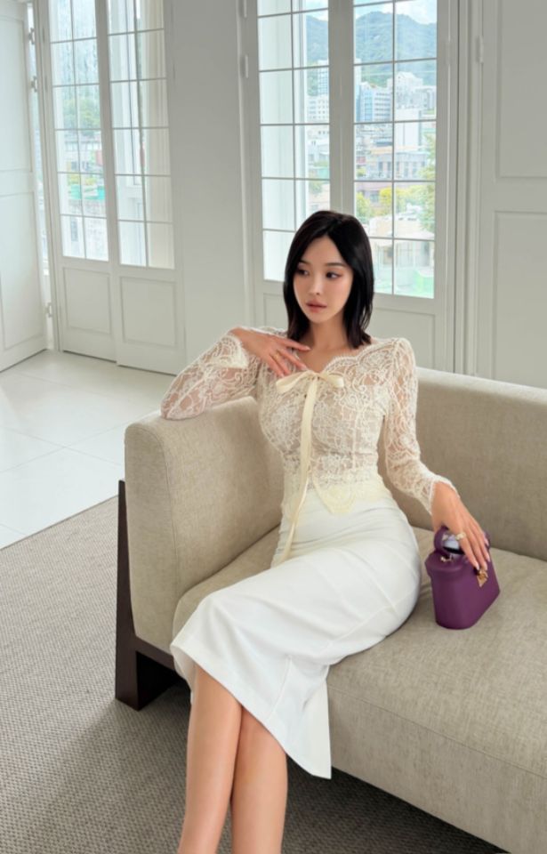 HIGH HEELS韓國代購女士新款休閑熱賣人氣推薦襯衫蕾絲衫HIGH HEELS襯衫/蕾絲衫