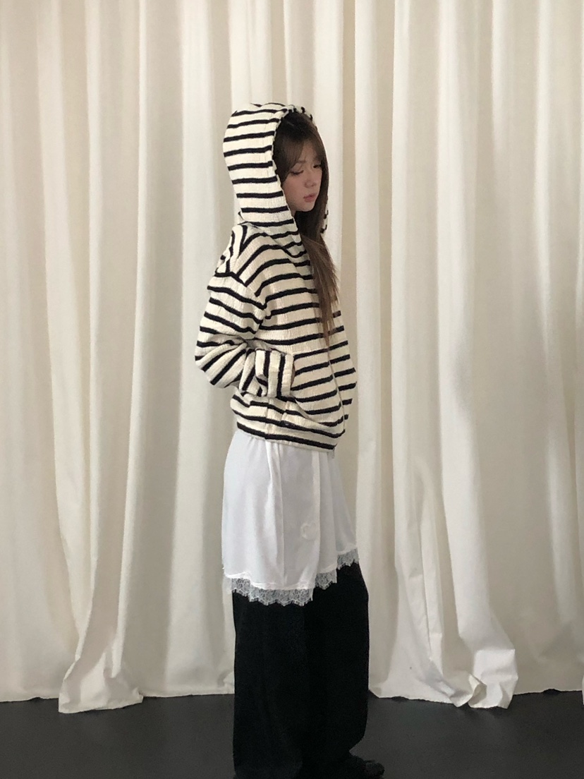 ONDO-P東大門代購女裝新品人氣推薦夾克拉鏈連帽衫針織拉鏈ONDO-P夾克