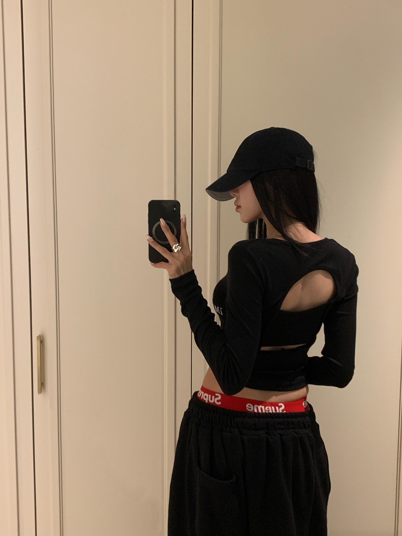 BADCALM東大門實拍女裝新款真品時尚熱賣休閑人氣長袖T恤BADCALM長袖T恤