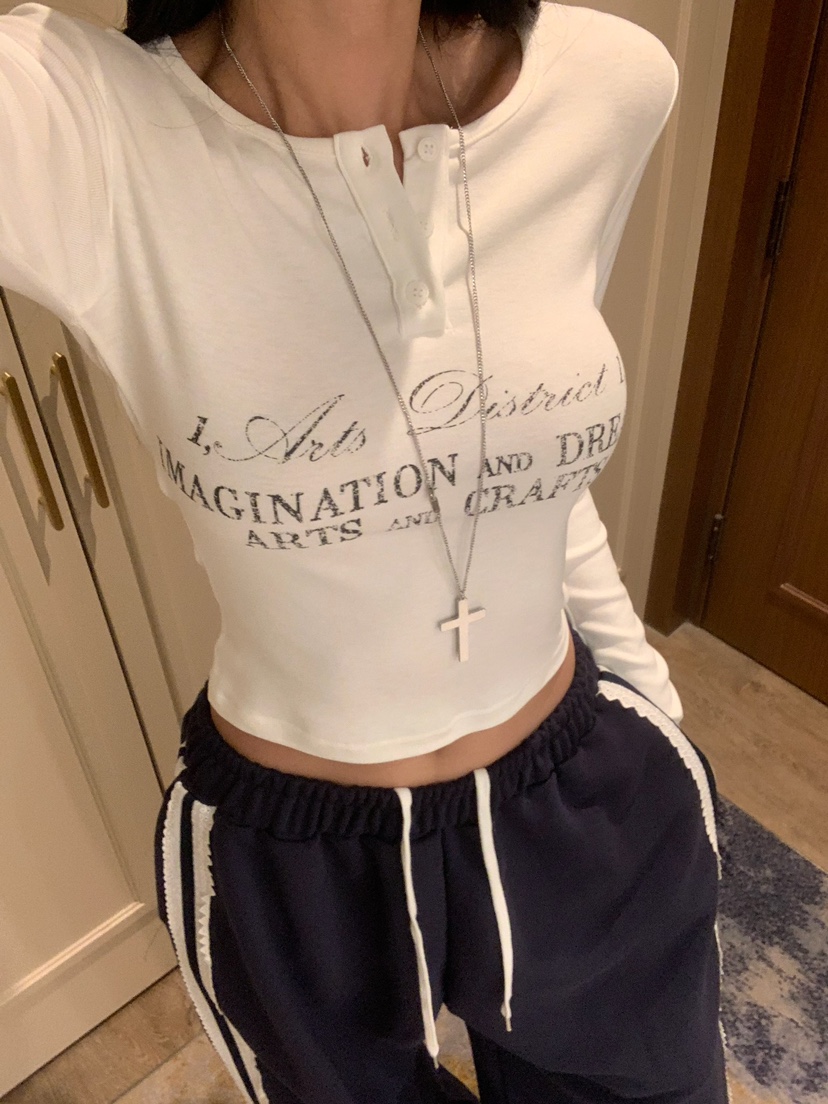 BADCALM東大門實拍女裝新款真品時尚熱賣休閑人氣長袖T恤BADCALM長袖T恤