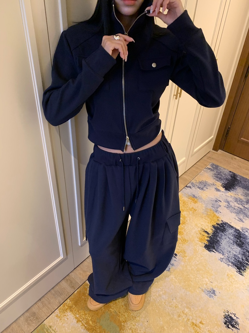 BADCALM東大門代購女裝新款推薦熱賣人氣時尚真品休閑褲口袋BADCALM休閑褲
