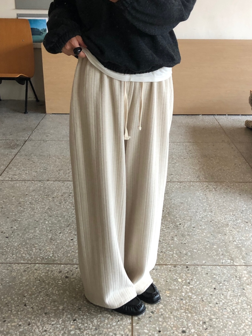 ONDO-P東大門直郵女士新品真品職業推薦休閑褲針織褲羅紋ONDO-P休閑褲