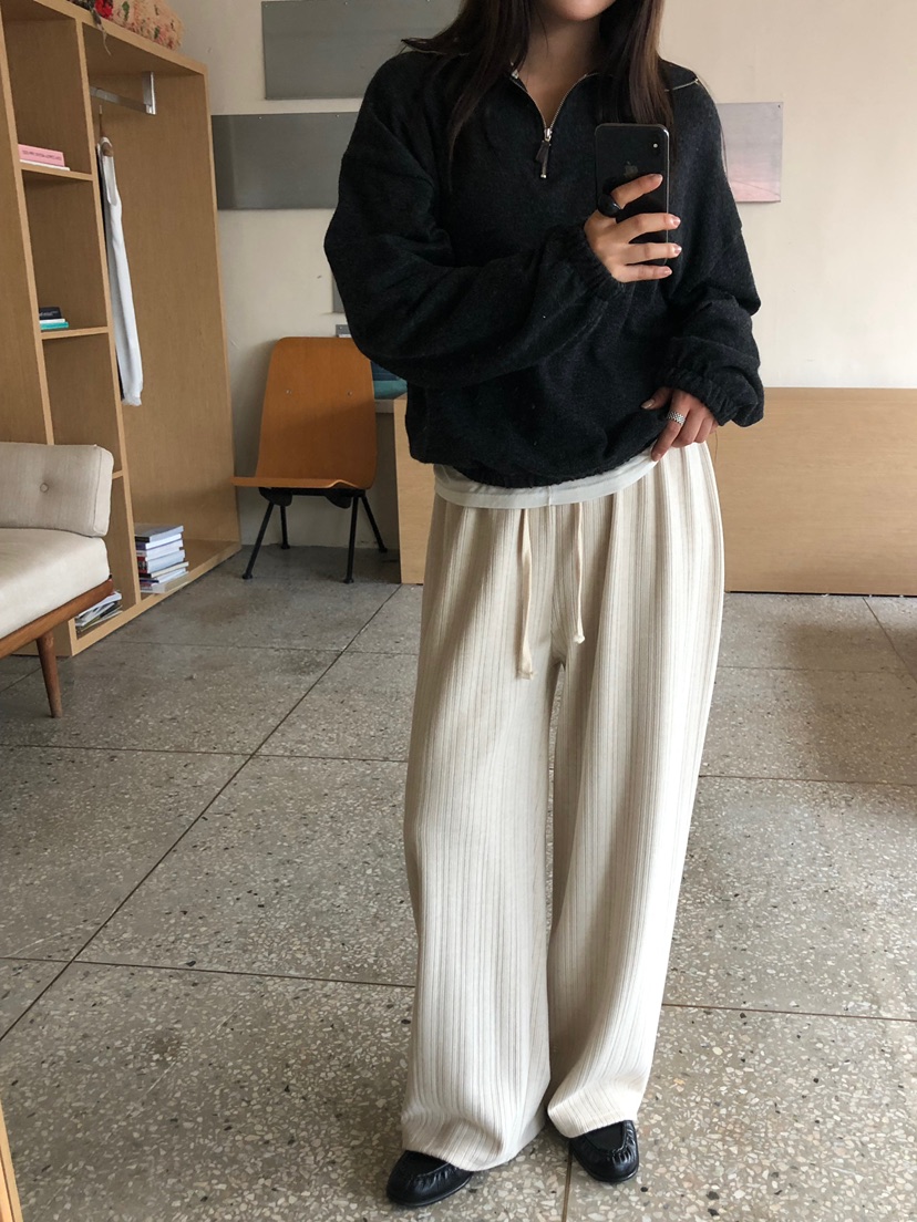ONDO-P東大門直郵女士新品真品職業推薦休閑褲針織褲羅紋ONDO-P休閑褲