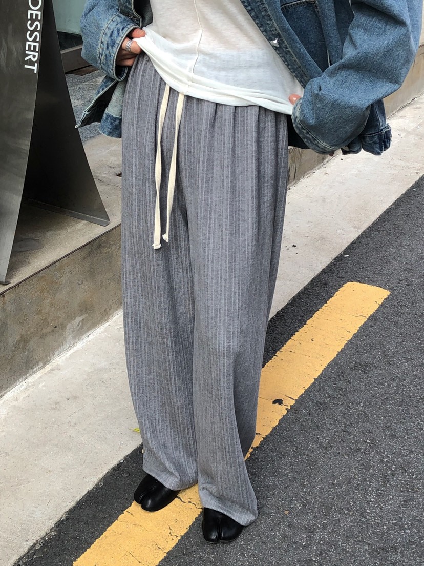 ONDO-P東大門直郵女士新品真品職業推薦休閑褲針織褲羅紋ONDO-P休閑褲