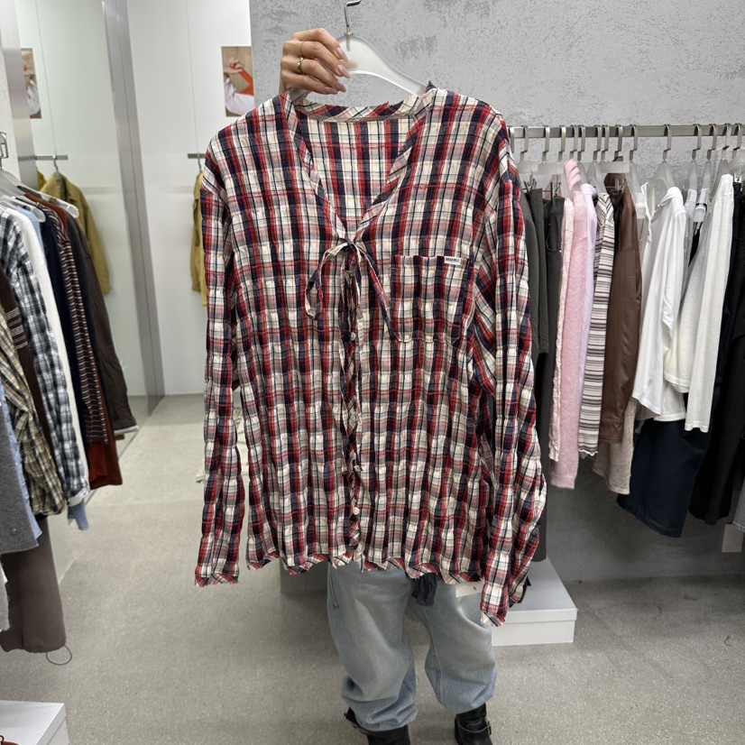 WEARABLE-L韓國代購女裝新品真品推薦人氣時尚襯衫蕾絲衫WEARABLE襯衫/蕾絲衫圖色1