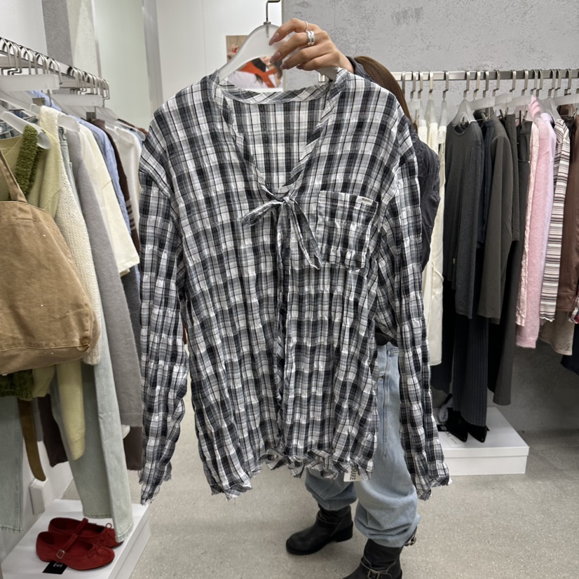 WEARABLE-L韓國代購女裝新品真品推薦人氣時尚襯衫蕾絲衫WEARABLE襯衫/蕾絲衫圖色3