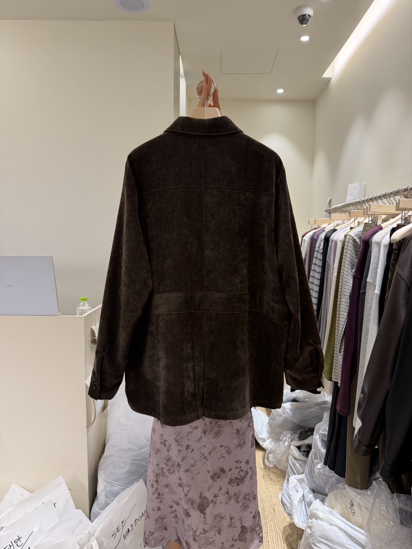 FLOWER-L東大門代購女裝新品真品人氣休閑推薦夾克天鵝絨FLOWER-L夾克