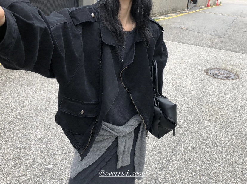 OVER RICH東大門代購女士新款推薦真品人氣休閑熱賣夾克OVER RICH夾克