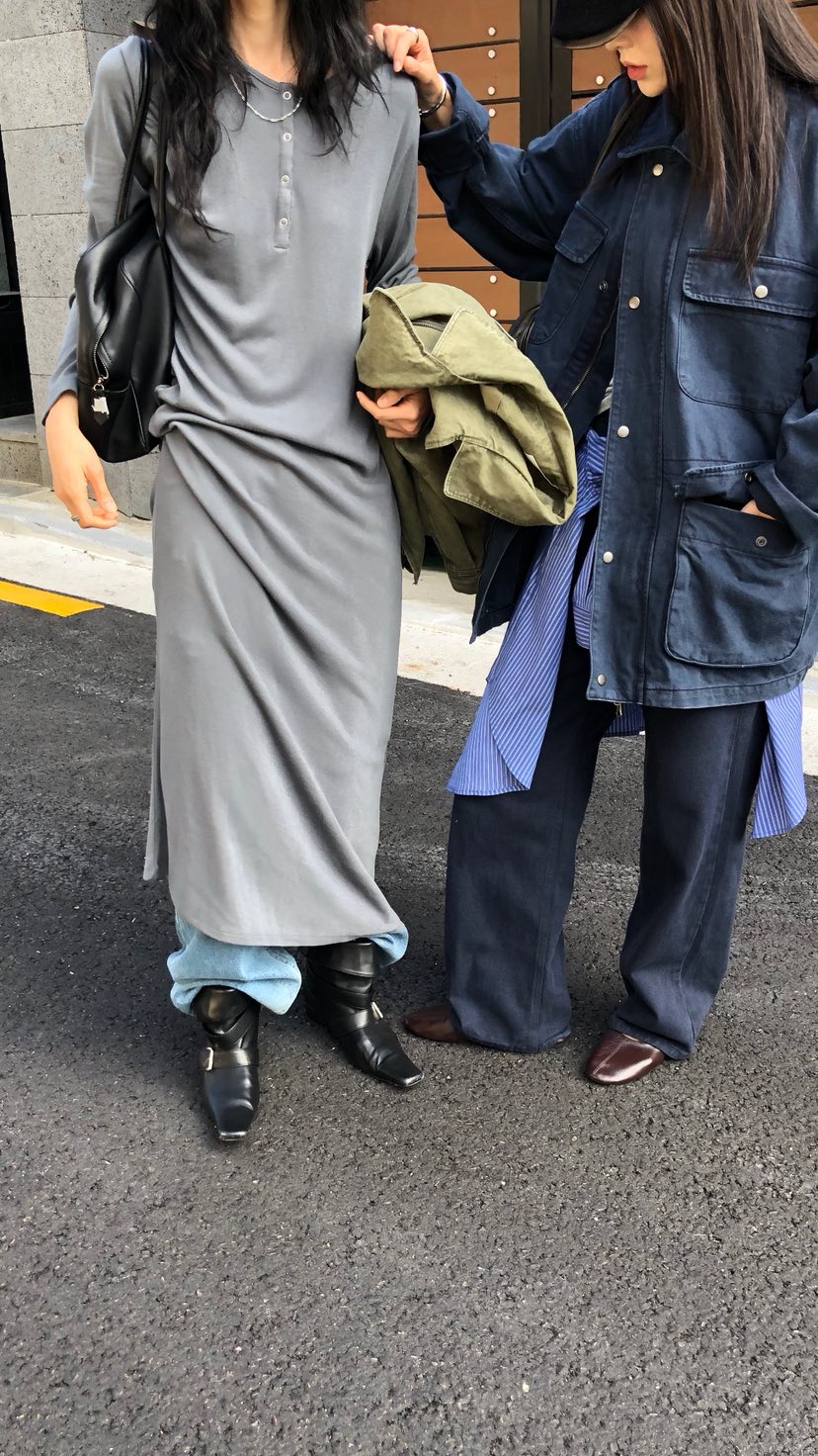 OVER RICH韓國代購女裝新款推薦人氣時尚真品休閑連衣裙OPSOVER RICH連衣裙