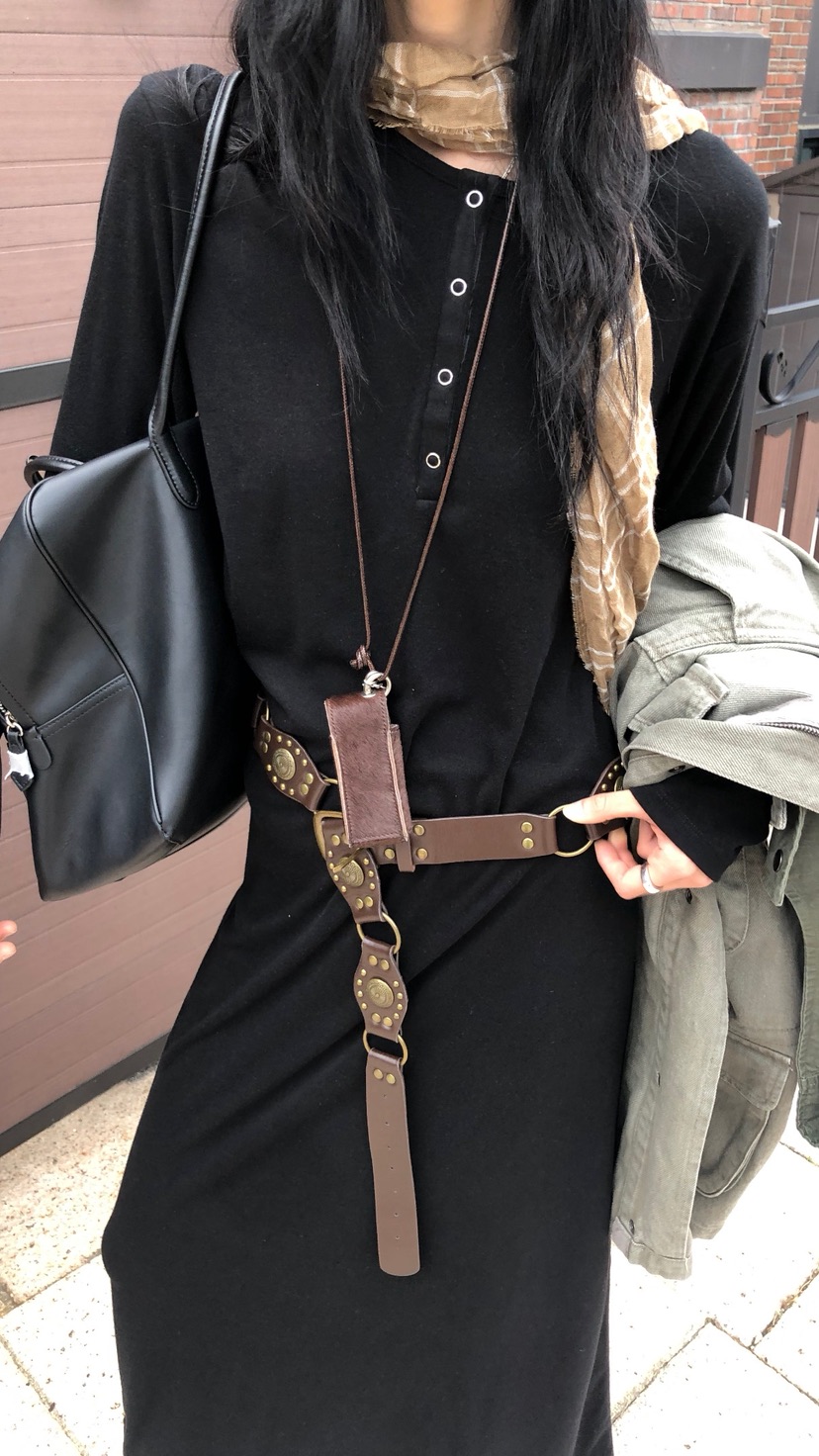 OVER RICH韓國代購女裝新款推薦人氣時尚真品休閑連衣裙OPSOVER RICH連衣裙