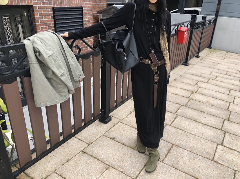 OVER RICH韓國代購女裝新款推薦人氣時尚真品休閑連衣裙OPSOVER RICH連衣裙