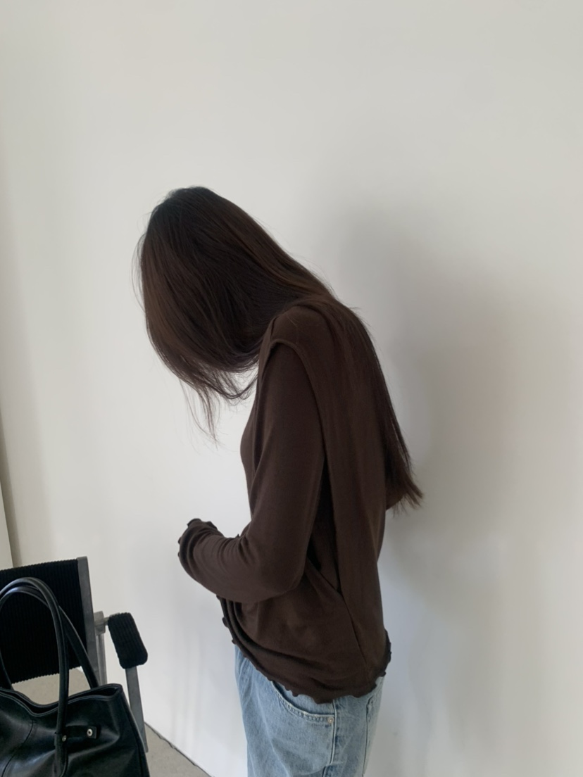 LE AVE韓國代購女裝新品休閑人氣真品推薦熱賣時尚長袖T恤LE AVE長袖T恤