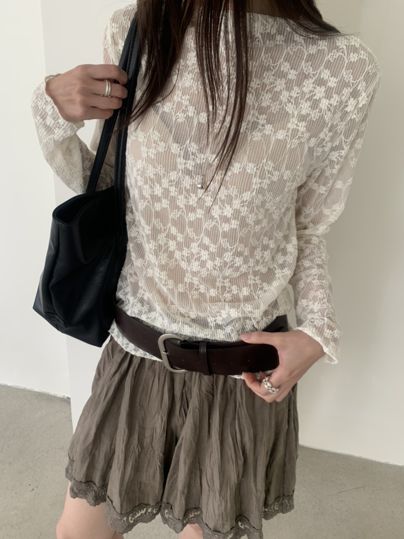 LE AVE韓國代購女士新品人氣時尚推薦休閑熱賣真品長袖T恤LE AVE長袖T恤