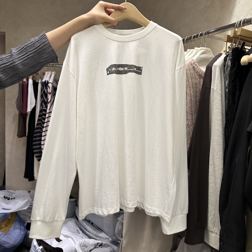 VINTAGE VIBE東大門代購女裝新款人氣熱賣休閑真品長袖T恤VINTAGE VIBE長袖T恤圖色1