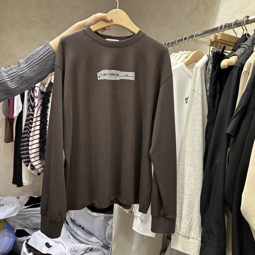 VINTAGE VIBE東大門代購女裝新款人氣熱賣休閑真品長袖T恤VINTAGE VIBE長袖T恤圖色2