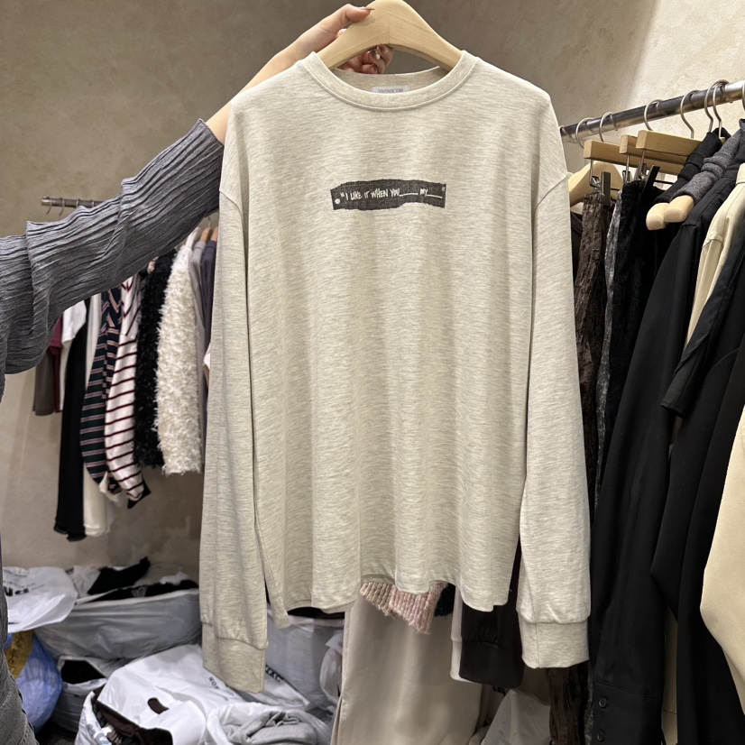 VINTAGE VIBE東大門代購女裝新款人氣熱賣休閑真品長袖T恤VINTAGE VIBE長袖T恤圖色3