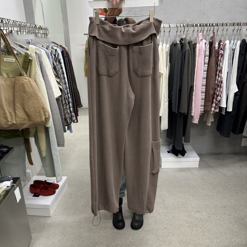 WEARABLE-L東大門直郵女士新品熱賣人氣真品時尚休閑褲折疊WEARABLE休閑褲