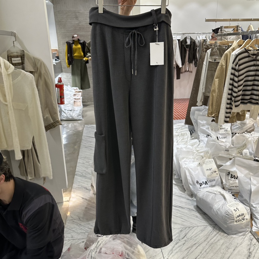 WEARABLE-L東大門直郵女士新品熱賣人氣真品時尚休閑褲折疊WEARABLE休閑褲圖色2