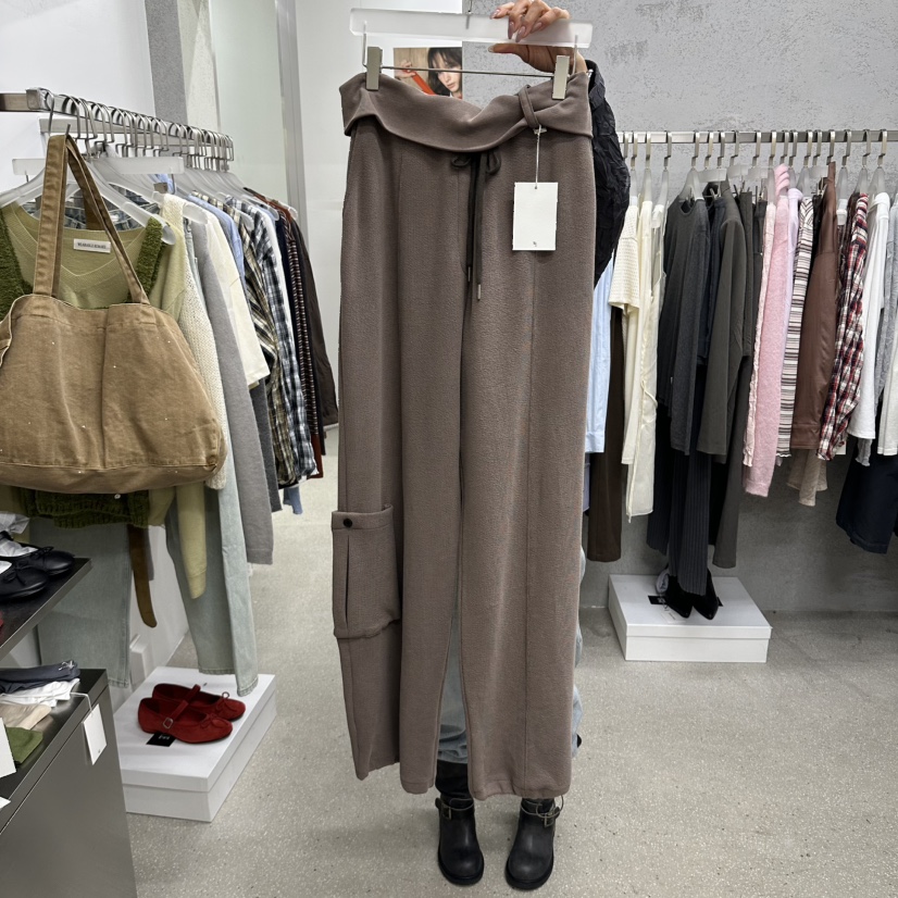 WEARABLE-L東大門直郵女士新品熱賣人氣真品時尚休閑褲折疊WEARABLE休閑褲圖色3