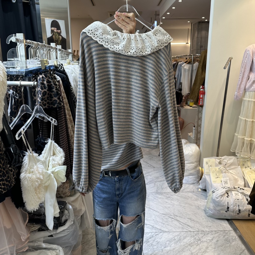 CHEAP-CHIC韓國直郵女裝新款真品人氣推薦休閑時尚長袖T恤CHEAP-CHIC/CHARLES THE SECOND長袖T恤