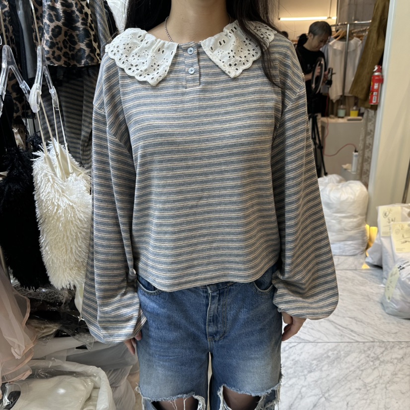 CHEAP-CHIC韓國直郵女裝新款真品人氣推薦休閑時尚長袖T恤CHEAP-CHIC/CHARLES THE SECOND長袖T恤