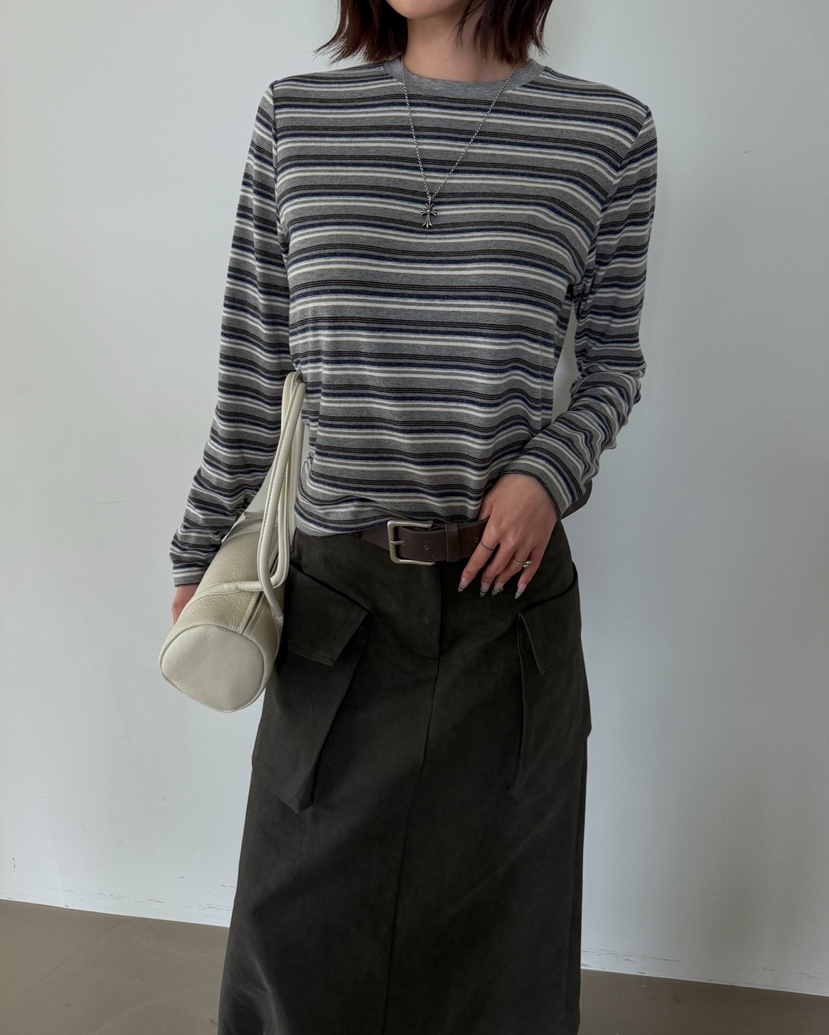 J SHOP韓國直郵女裝新款熱賣真品推薦人氣休閑時尚長袖T恤J_SHOP長袖T恤