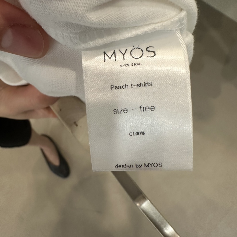 MYOS韓國代購女裝新款人氣時尚休閑推薦真品熱賣T恤不含內搭MYOST恤