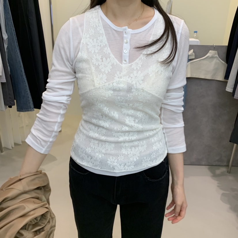 HWAE AND韓國直郵女士新品推薦吊帶背心不含內搭磨毛圍巾HWAE AND吊帶/背心圖色3白