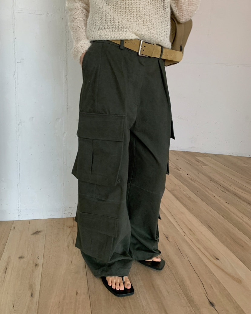 J SHOP東大門實拍女裝新品熱賣時尚休閑真品推薦休閑褲口袋J_SHOP休閑褲