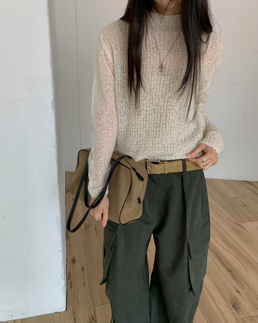 J SHOP東大門代購女裝新款時尚熱賣真品推薦休閑針織衫高領J_SHOP針織衫