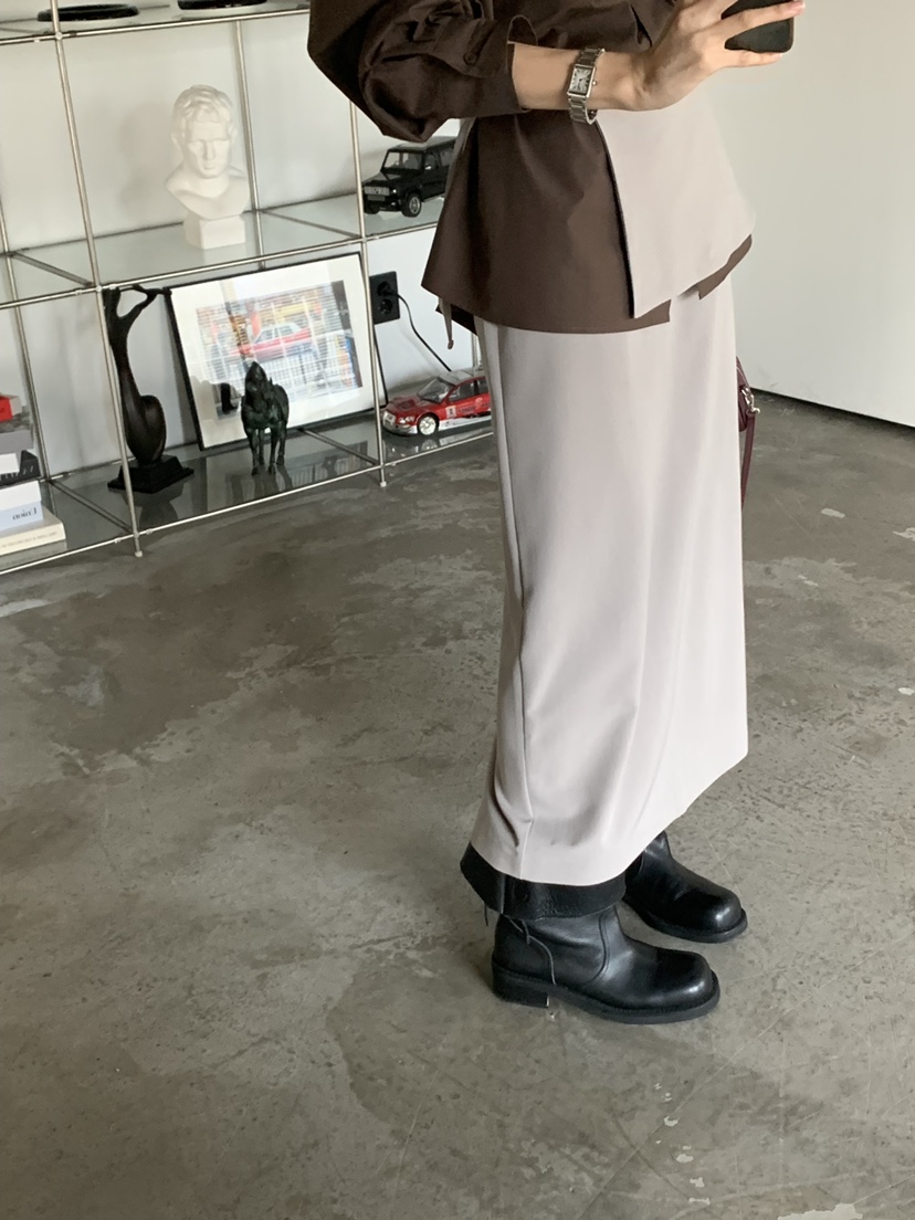 TRUE韓國代購女裝新品人氣熱賣推薦時尚真品休閑長裙雙層TRUE長裙