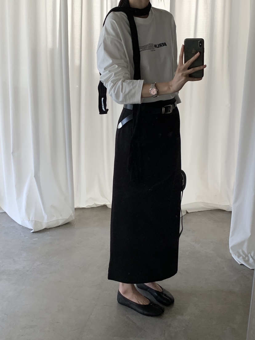 TRUE韓國代購女裝新品人氣熱賣推薦時尚真品休閑長裙雙層TRUE長裙