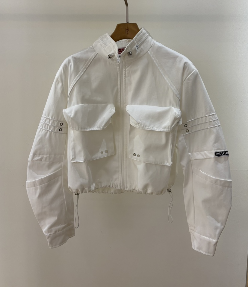 DEWPOP東大門代購女士新品休閑真品熱賣推薦時尚夾克口袋DEWPOP夾克圖色1