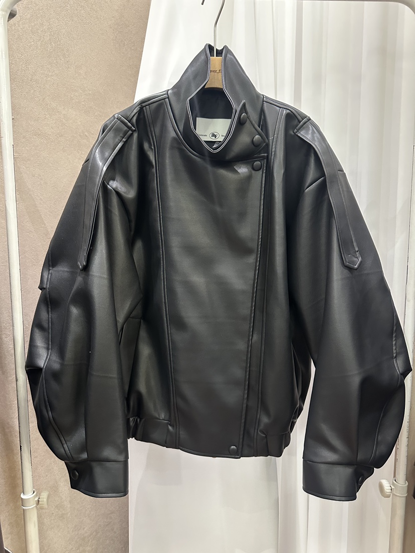 AUVERFIT東大門代購女士新品熱賣真品人氣時尚休閑皮衣皮革AUVERFIT皮衣圖色2