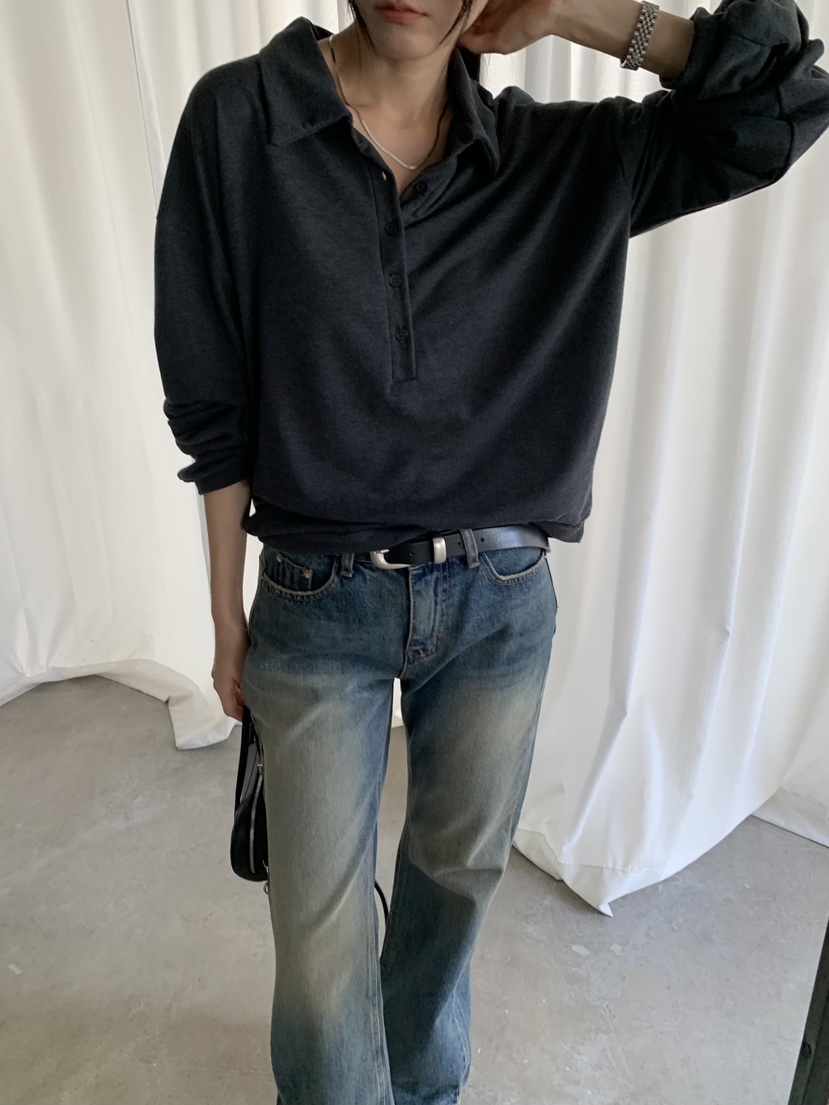 TRUE韓國直郵女士新款推薦人氣休閑熱賣時尚真品長袖T恤TRUE長袖T恤