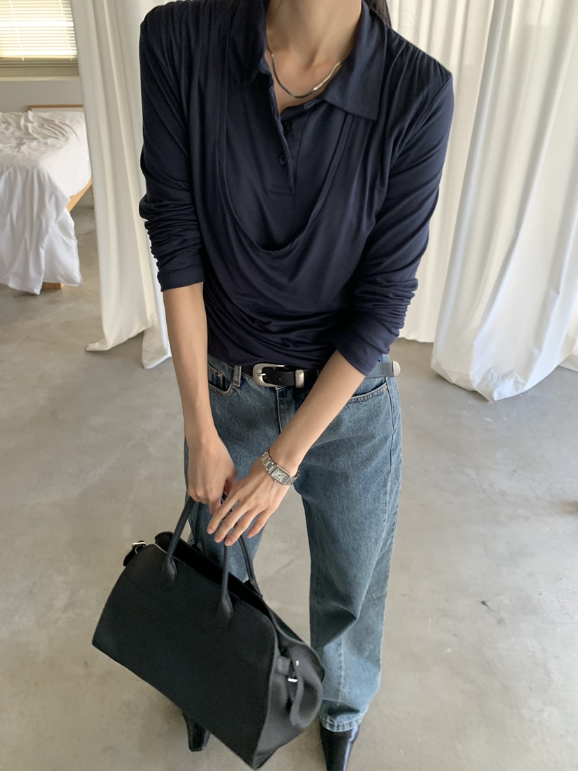 TRUE韓國直郵女士新品推薦時尚熱賣真品人氣休閑長袖T恤TRUE長袖T恤