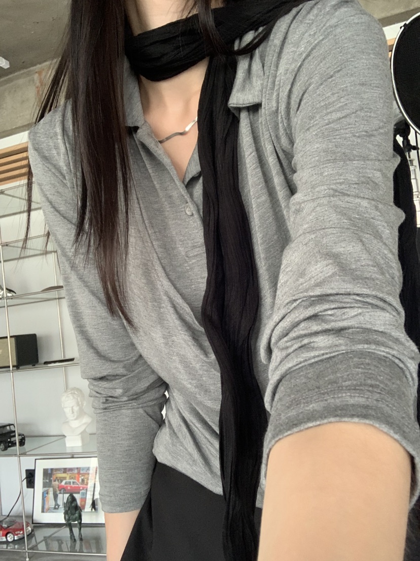 TRUE韓國直郵女士新品推薦時尚熱賣真品人氣休閑長袖T恤TRUE長袖T恤