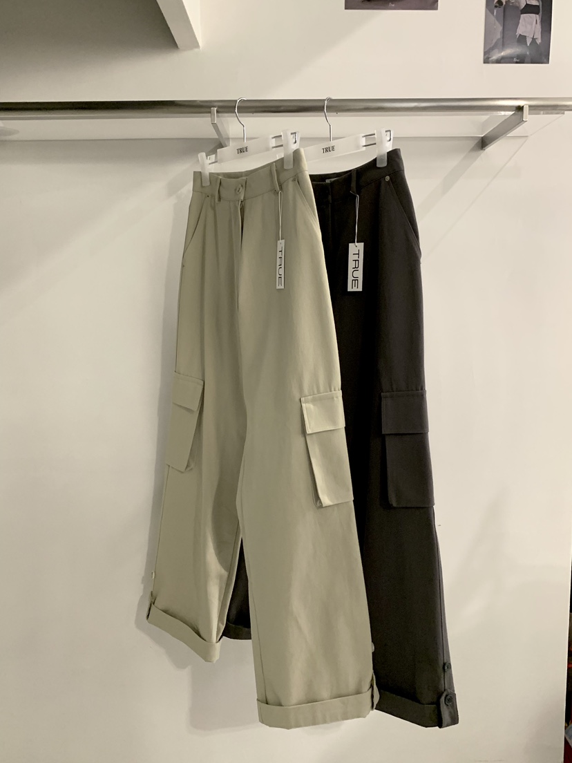 TRUE韓國代購女裝新品人氣推薦時尚熱賣真品休閑休閑褲TRUE休閑褲