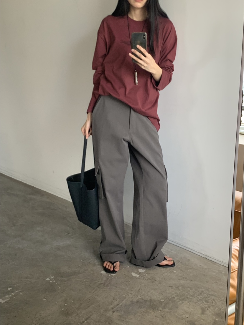 TRUE韓國代購女裝新品人氣推薦時尚熱賣真品休閑休閑褲TRUE休閑褲