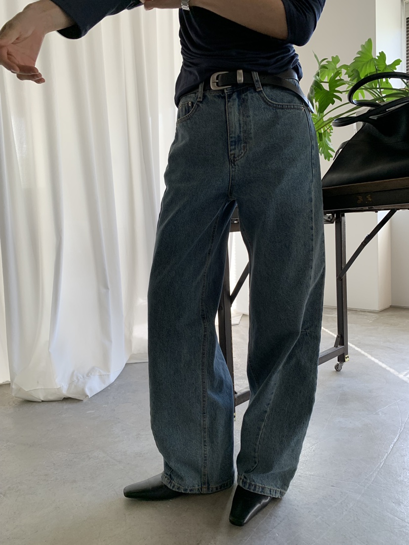 TRUE韓國代購女裝新款熱賣真品人氣推薦時尚休閑牛仔褲TRUE牛仔褲
