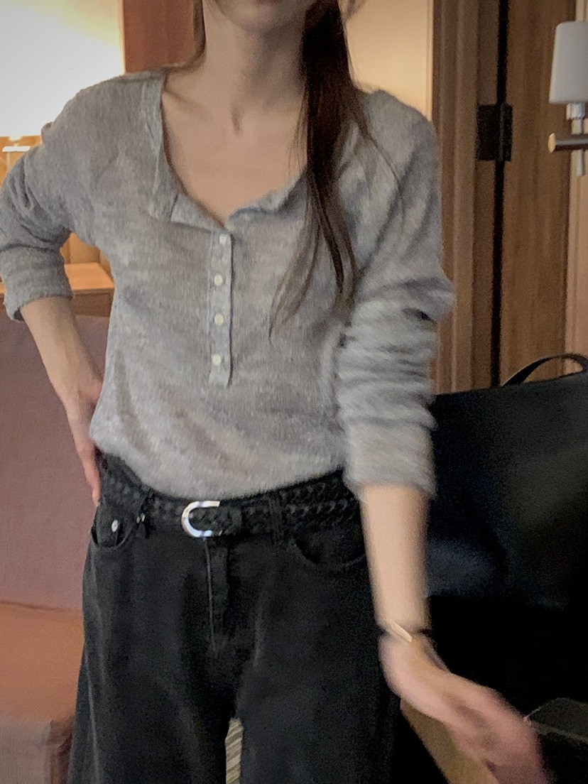 DEUO韓國代購女裝新品人氣真品推薦時尚休閑熱賣針織衫羊毛DEUO針織衫