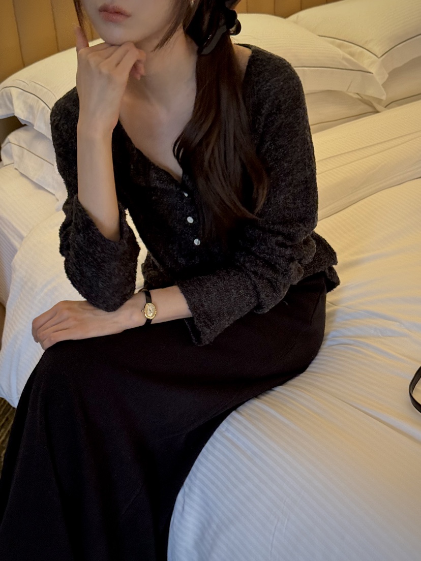 DEUO韓國代購女裝新品人氣真品推薦時尚休閑熱賣針織衫羊毛DEUO針織衫