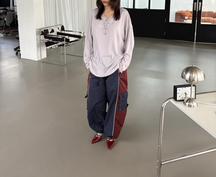 PLATFORM-L韓國直郵女士新款推薦休閑時尚熱賣真品休閑褲鴨PLATFORM-L休閑褲