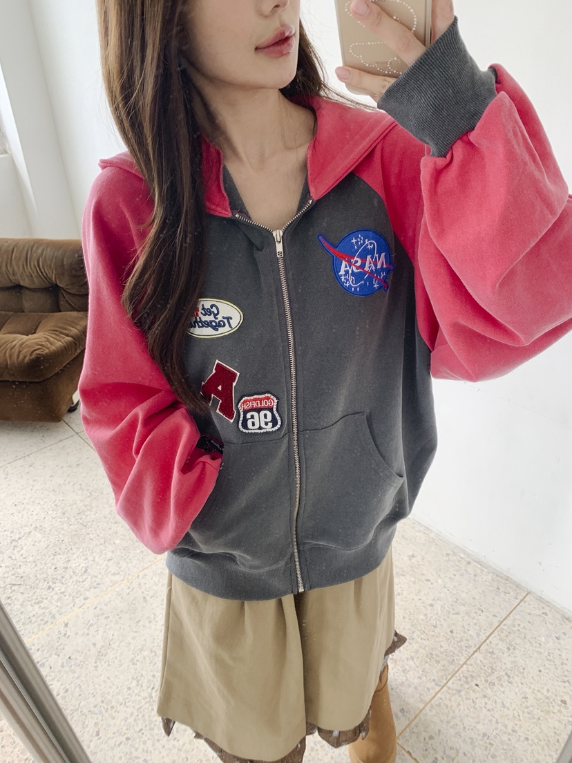 MAISONDEGLORY東大門實拍女裝新品真品推薦熱賣人氣休閑衛衣Maison de glory衛衣圖色2