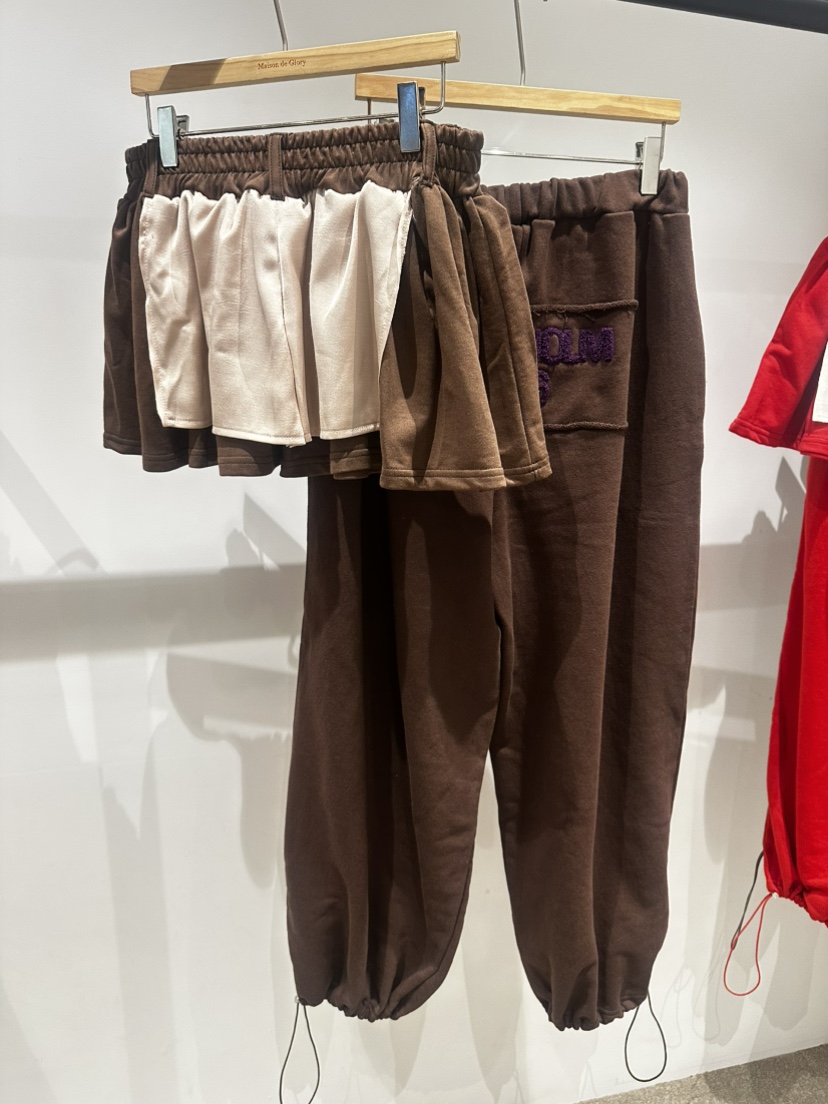 MAISONDEGLORY東大門實拍女士新品熱賣短裙不含褲子裹身裙Maison de glory短裙