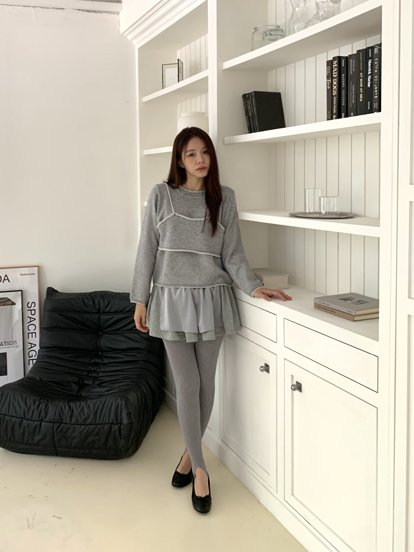 MAISONDEGLORY東大門實拍女士新品熱賣短裙不含褲子裹身裙Maison de glory短裙