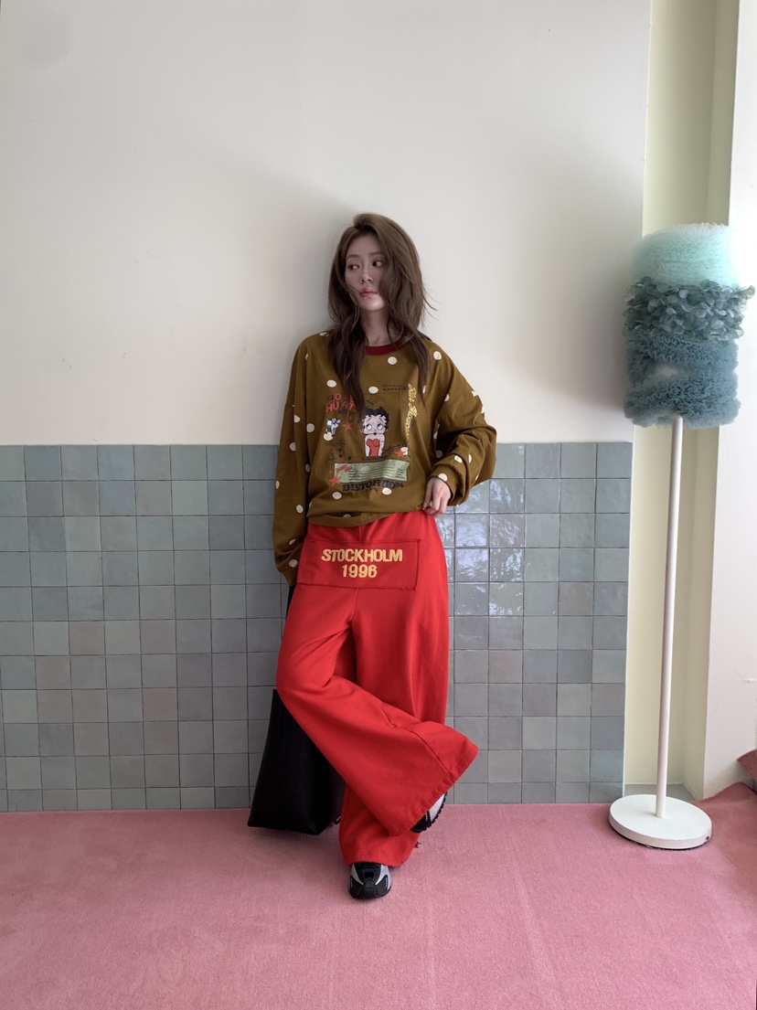 MAISONDEGLORY東大門實拍女裝新品時尚熱賣休閑推薦休閑褲Maison de glory休閑褲