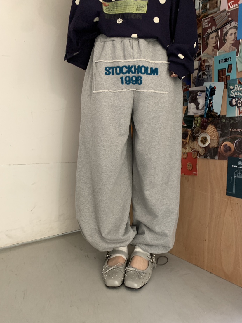 MAISONDEGLORY東大門實拍女裝新品時尚熱賣休閑推薦休閑褲Maison de glory休閑褲圖色3